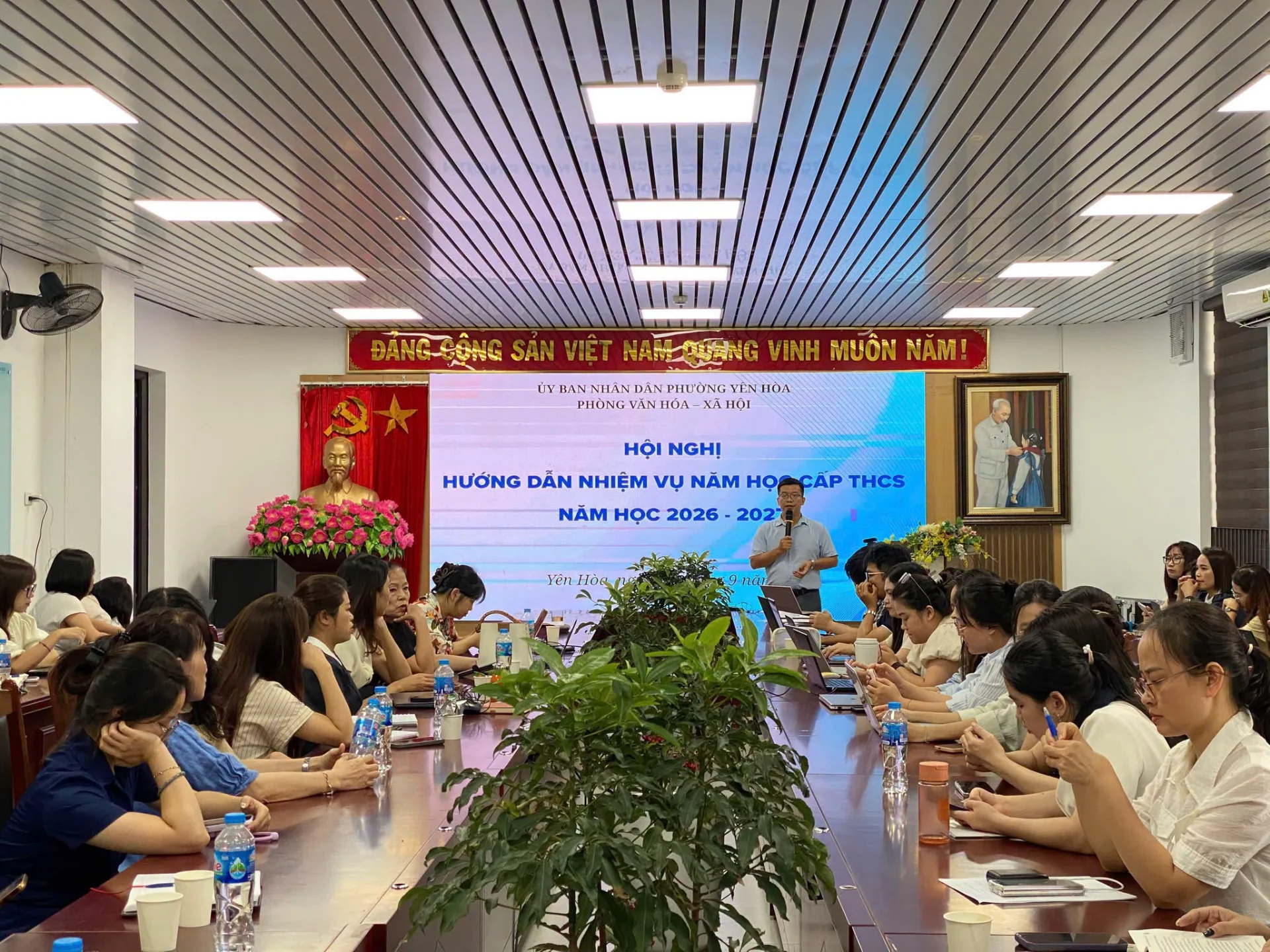 THCS CẦU GIẤY – ĐIỂM TỔ CHỨC HỌP CHUYÊN MÔN ĐẦU NĂM CẤP THCS PHƯỜNG YÊN HÒA
