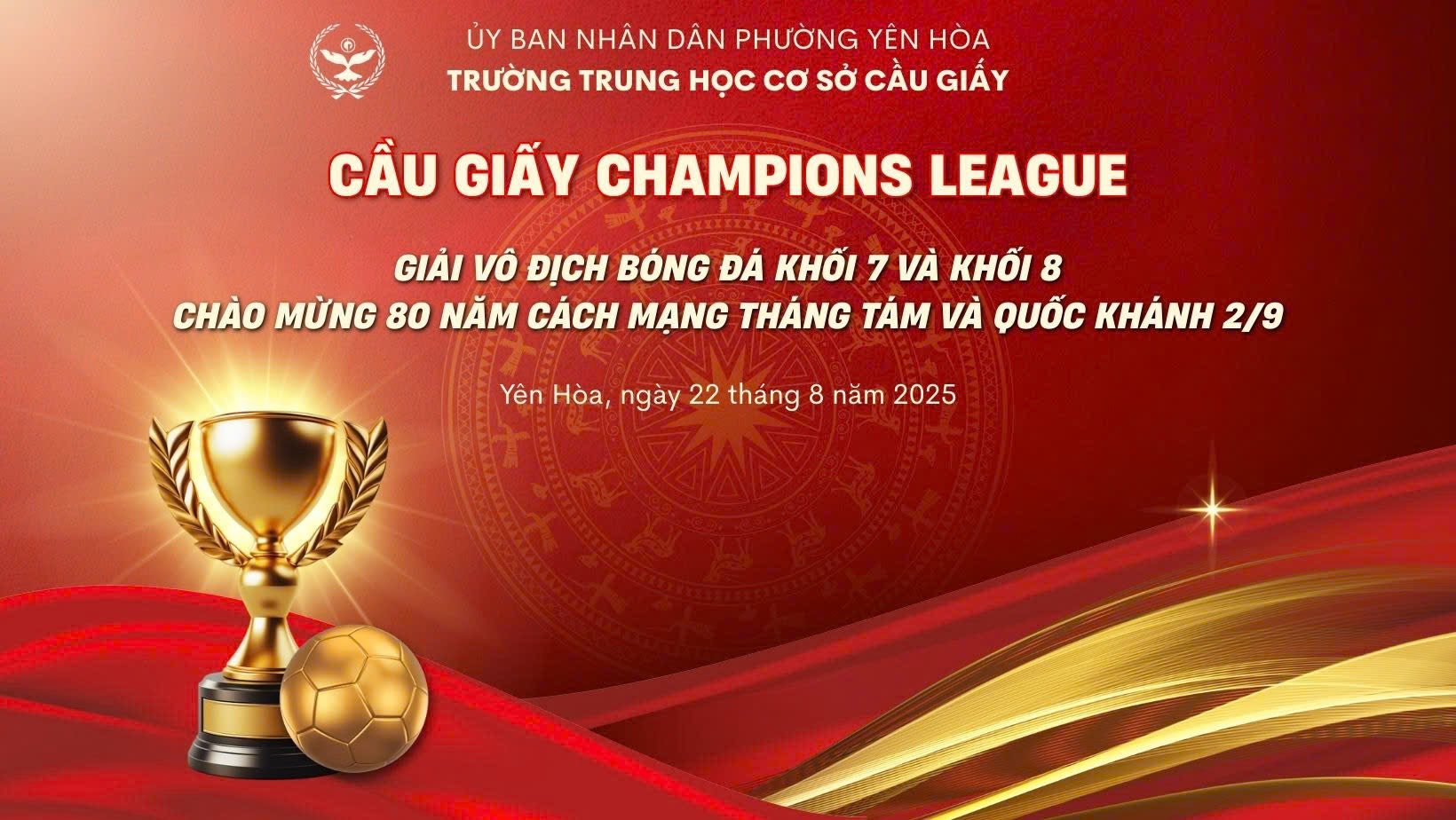 Cầu Giấy Champions League: Cập nhật Bảng tỉ số ngày 28/8!