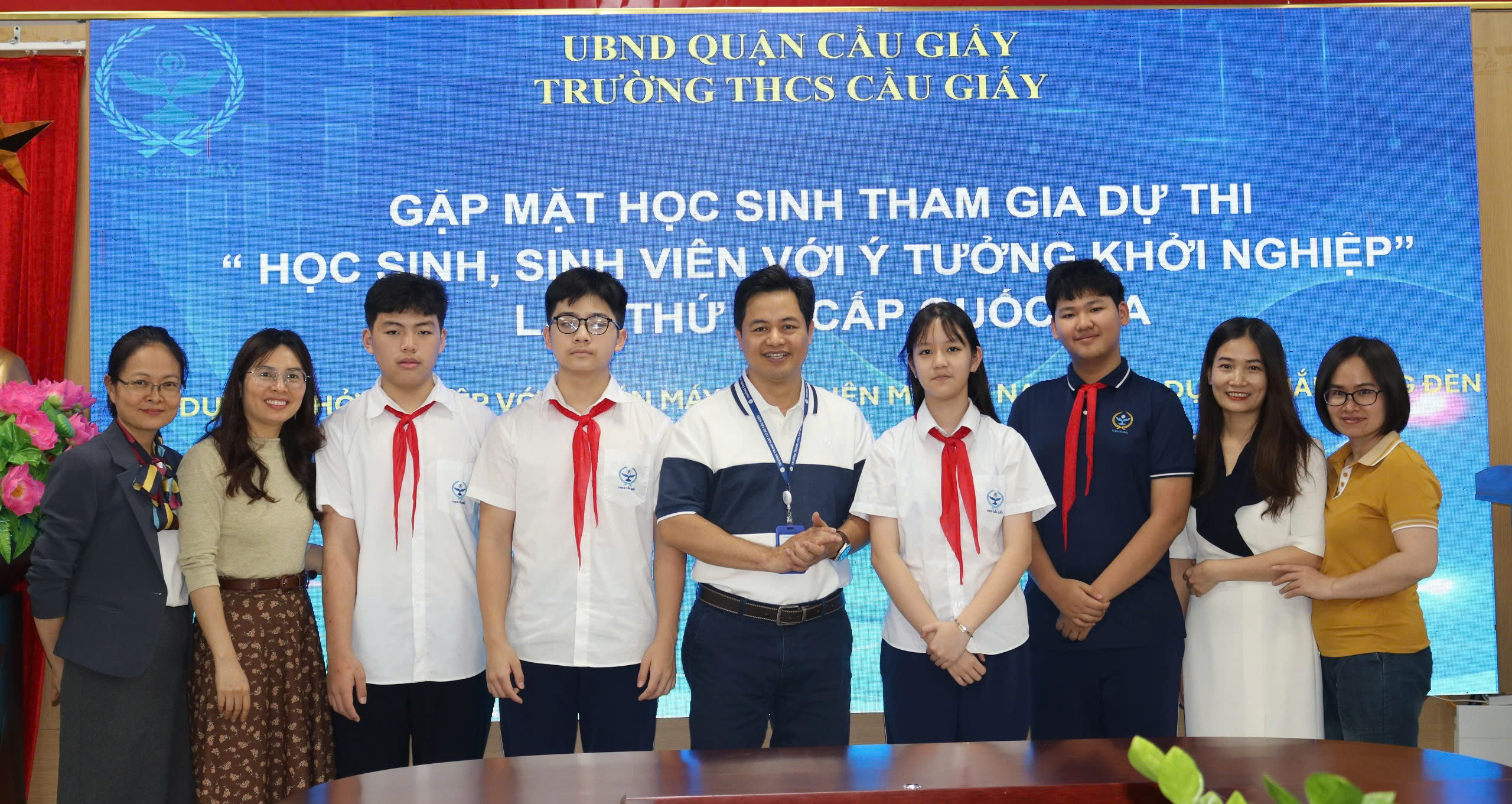 GẶP MẶT HỌC SINH THAM DỰ VÒNG CHUNG KẾT QUỐC GIA STARTUP 2025